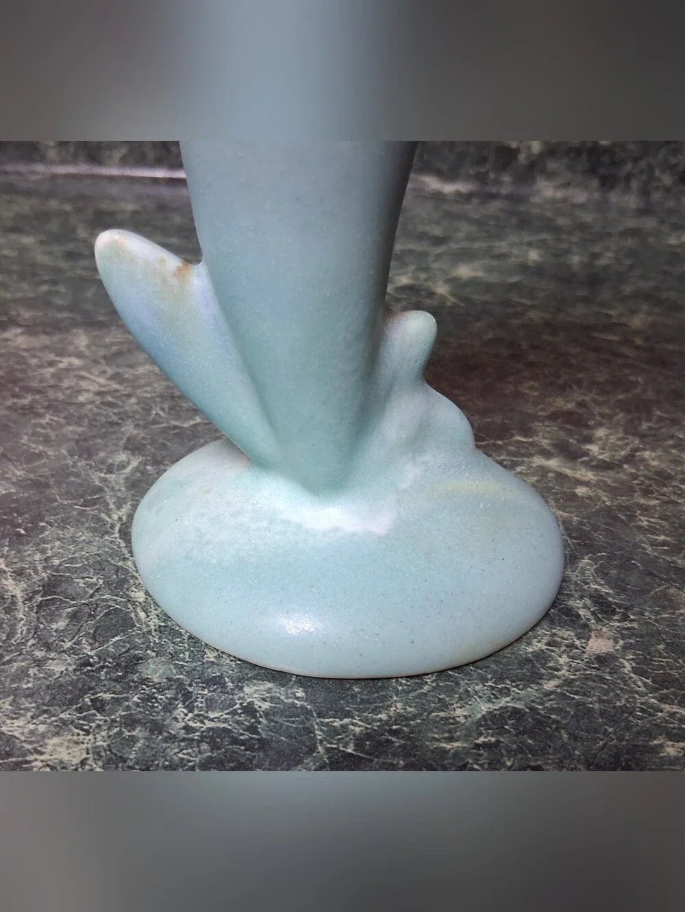 Vintage Van Briggle Pottery Bird Of Paradise Vase Turquoise